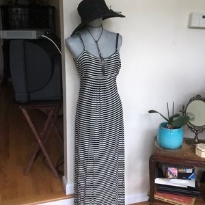 Striped maxi dress